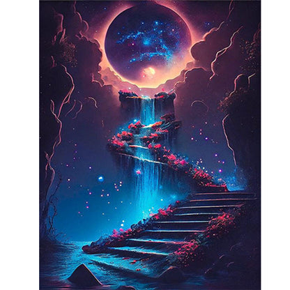 Road To Sky - Full Square Drill Diamond Painting 40*50CM