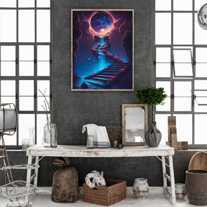 Road To Sky - Full Square Drill Diamond Painting 40*50CM