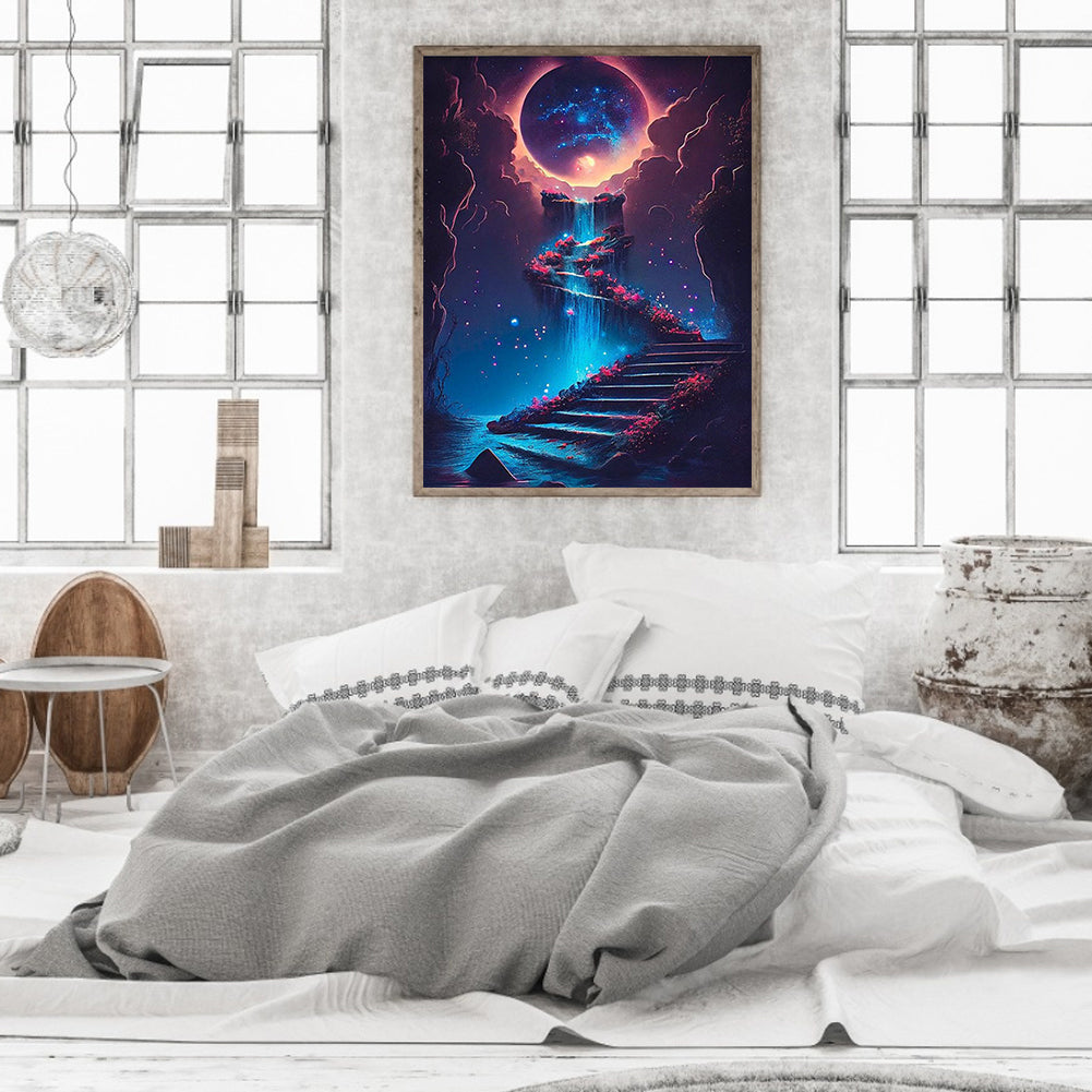 Road To Sky - Full Square Drill Diamond Painting 40*50CM