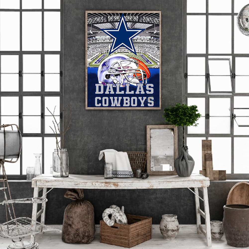 American Football Field - Full Square Drill Diamond Painting 30*40CM