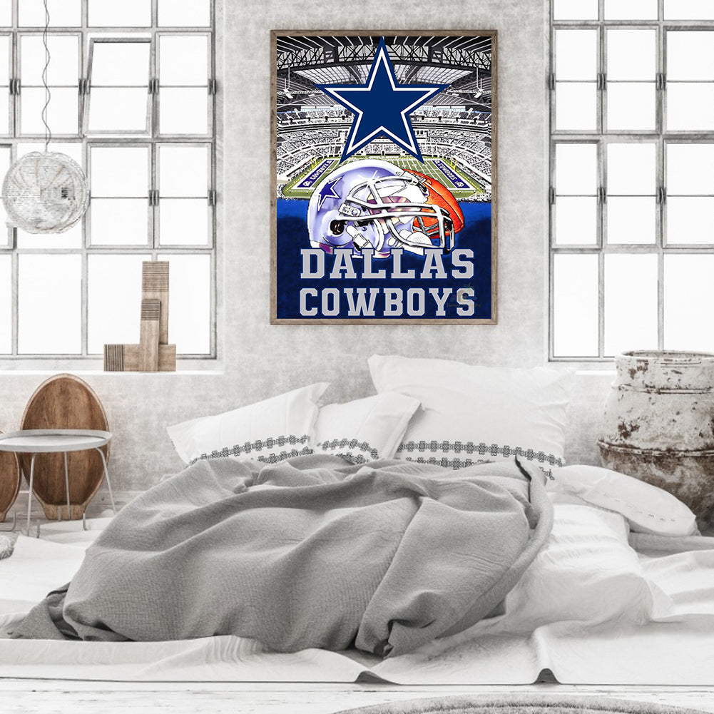 American Football Field - Full Square Drill Diamond Painting 30*40CM