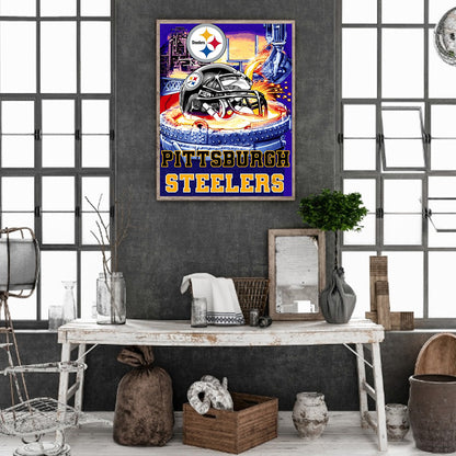 American Football Field - Full Square Drill Diamond Painting 30*40CM