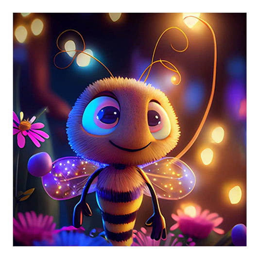 Cartoon Bee - Full Round Drill Diamond Painting 30*30CM