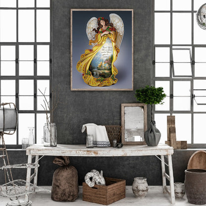Elegant Lady - Special Shaped Drill Diamond Painting 30*40CM