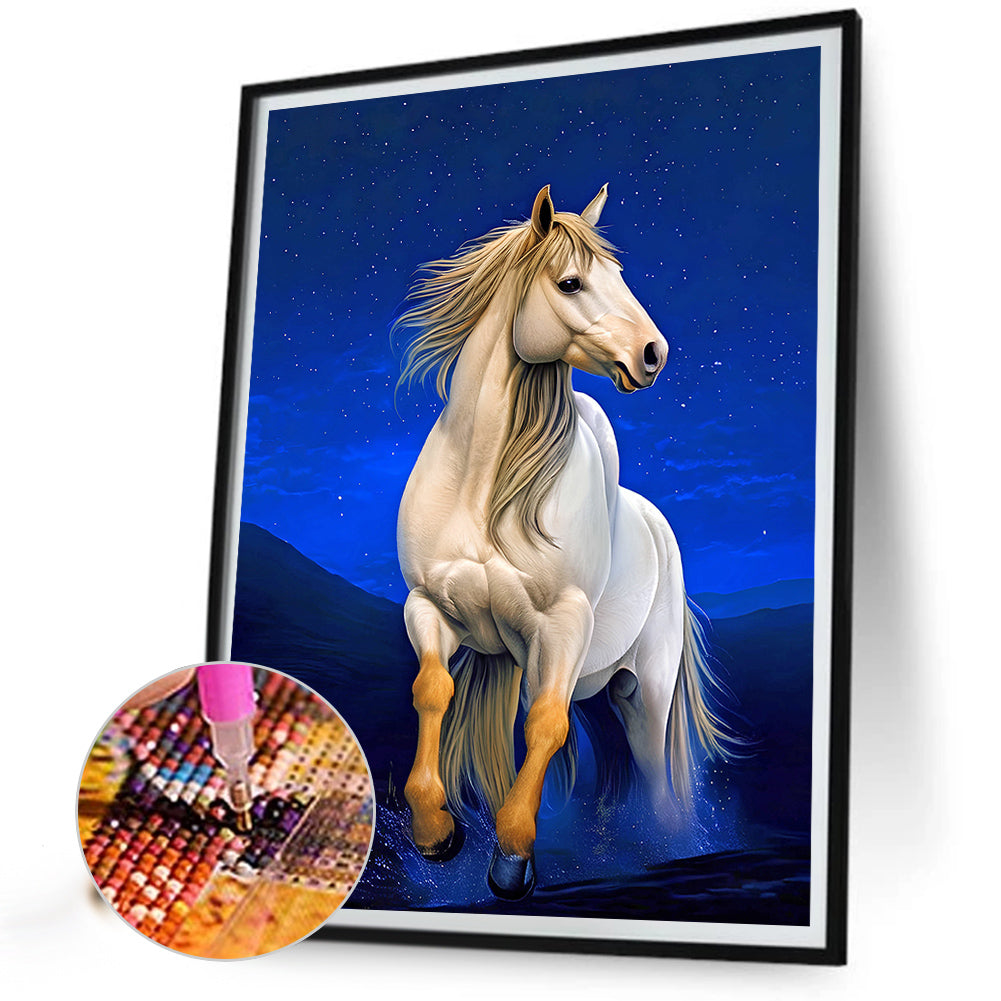 Horse - Full Round Drill Diamond Painting 30*40CM