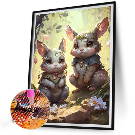 Bunny - Full Round Drill Diamond Painting 30*40CM