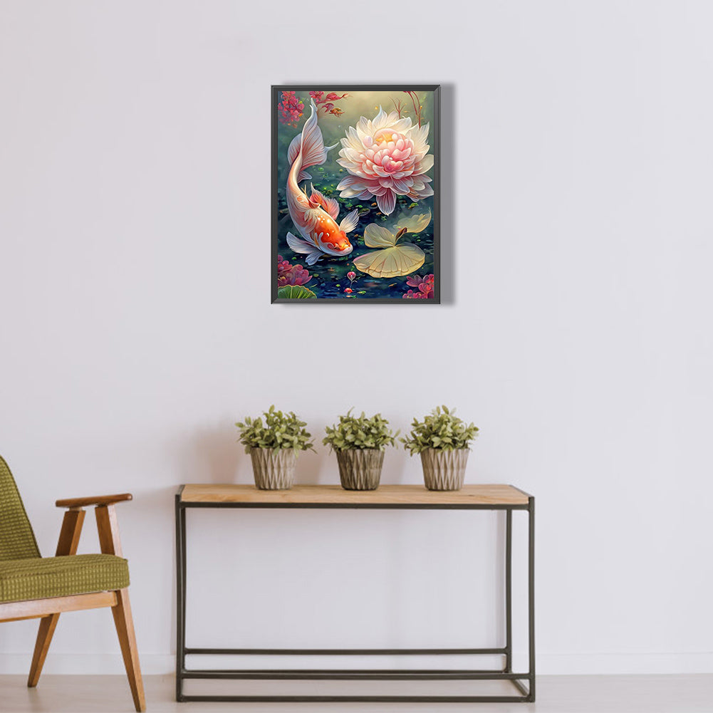 Koi Carp - Full Round Drill Diamond Painting 30*40CM