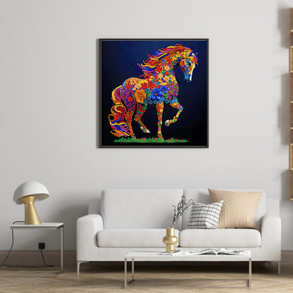 12 Zodiac Horses - Special Shaped Drill Diamond Painting 30*30CM