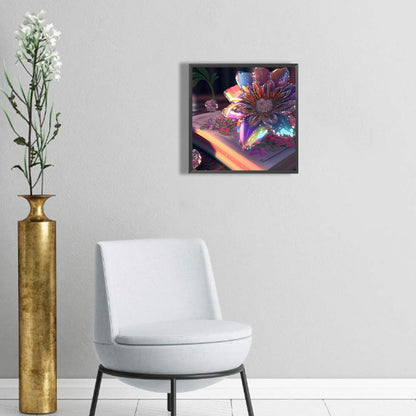 Colored Flower Magic Book - Full Round Drill Diamond Painting 30*30CM