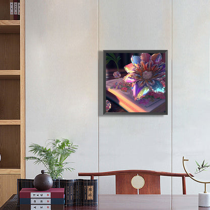 Colored Flower Magic Book - Full Round Drill Diamond Painting 30*30CM