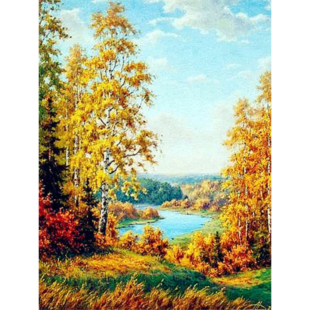 Forest - Full Round Drill Diamond Painting 30*40CM