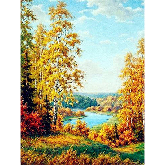 Forest - Full Round Drill Diamond Painting 30*40CM