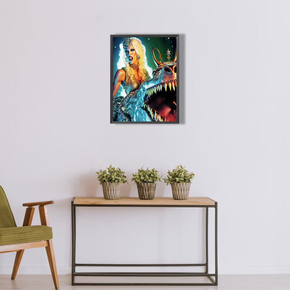 Beauty And The Beast - Full Round Drill Diamond Painting 30*40CM