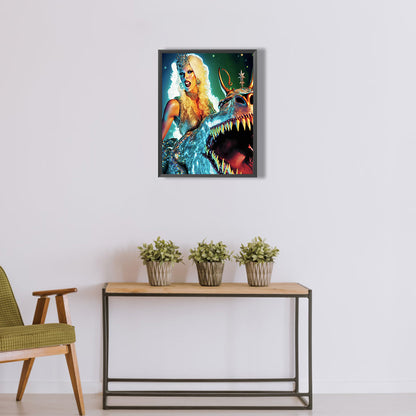 Beauty And The Beast - Full Round Drill Diamond Painting 30*40CM