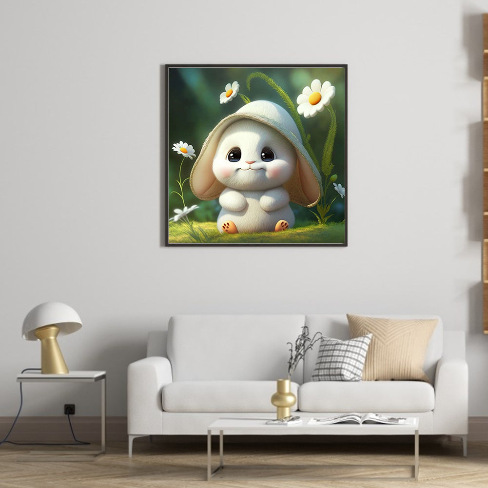 Rabbit - Full Square Drill Diamond Painting 30*30CM