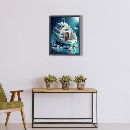 Flower Cruise - Full Round Drill Diamond Painting 30*40CM