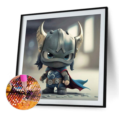 Marvel Thor Dragon - Full Round Drill Diamond Painting 30*30CM