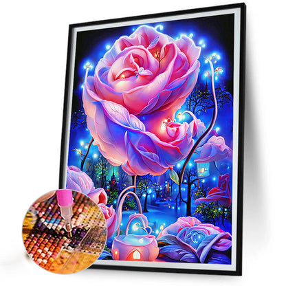 Glitter Rose - Full Round Drill Diamond Painting 30*40CM