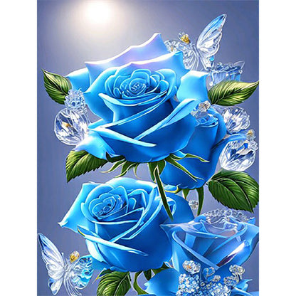 Glitter Rose - Full Round Drill Diamond Painting 30*40CM