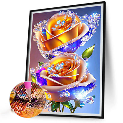 Glitter Rose - Full Round Drill Diamond Painting 30*40CM