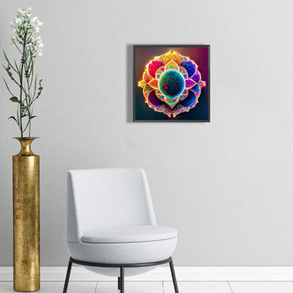 Colorful Mandala - Full Round Drill Diamond Painting 30*30CM
