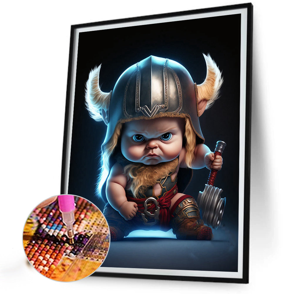 Dali Baby - Full Round Drill Diamond Painting 30*40CM