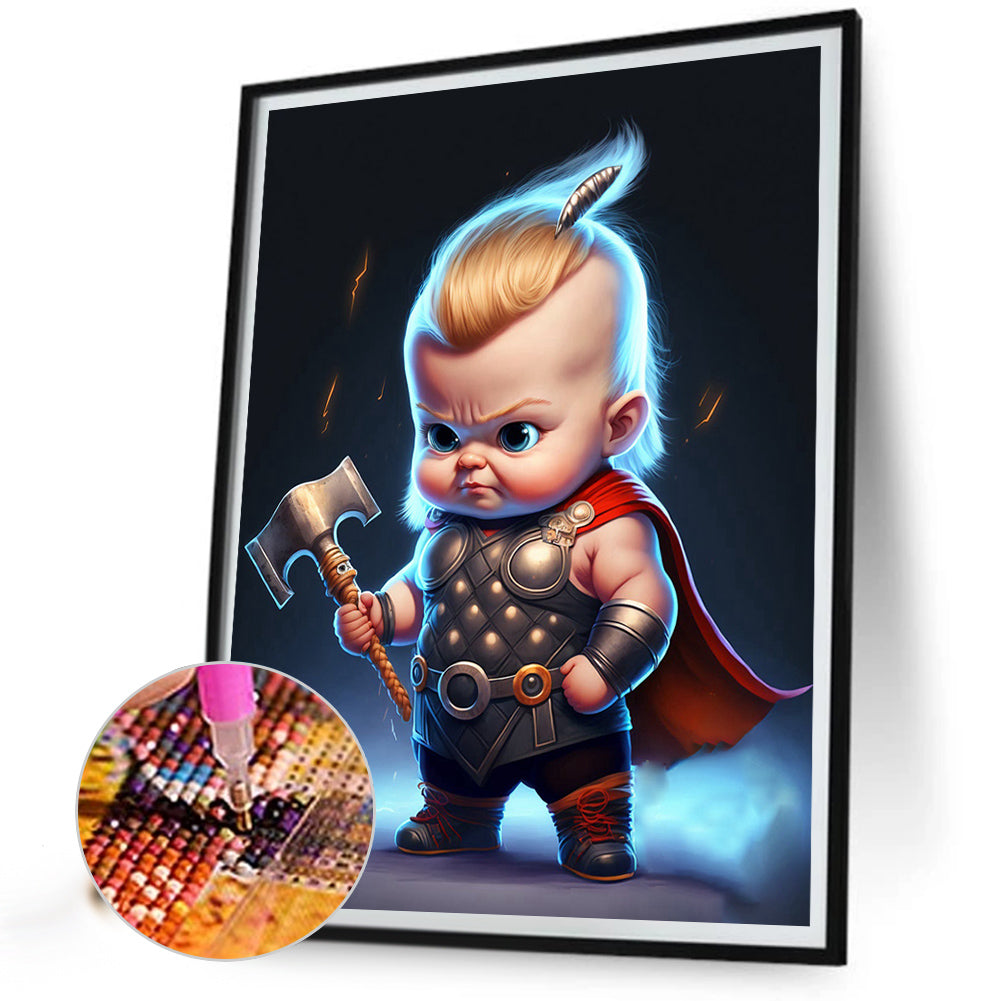 Dali Baby - Full Round Drill Diamond Painting 30*40CM