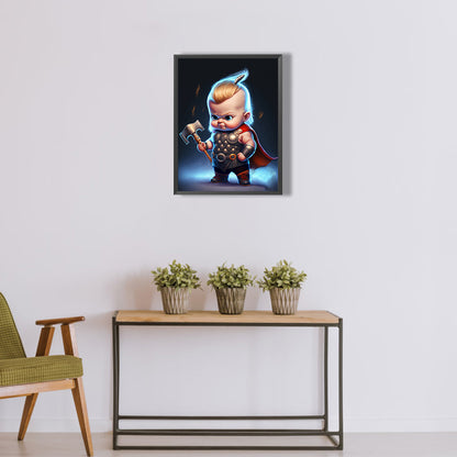 Dali Baby - Full Round Drill Diamond Painting 30*40CM