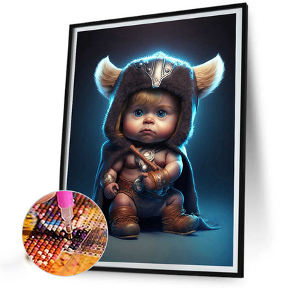 Dali Baby - Full Round Drill Diamond Painting 30*40CM