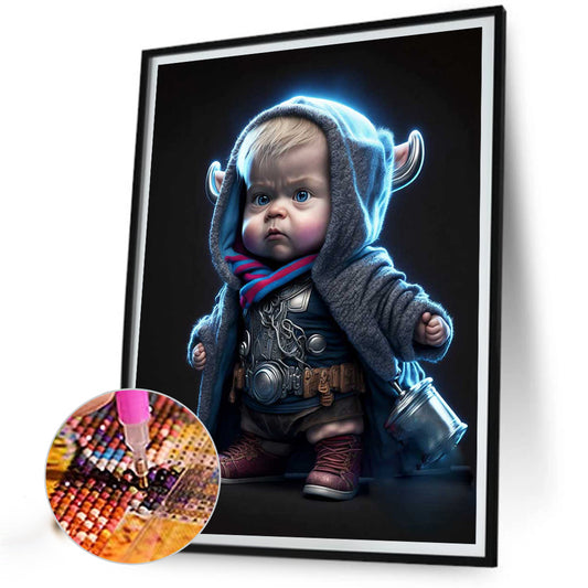 Dali Baby - Full Round Drill Diamond Painting 30*40CM