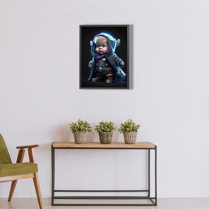 Dali Baby - Full Round Drill Diamond Painting 30*40CM