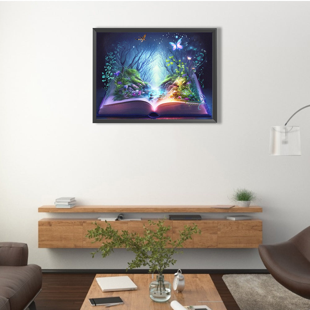 Magic Book - Full Round Drill Diamond Painting 40*30CM
