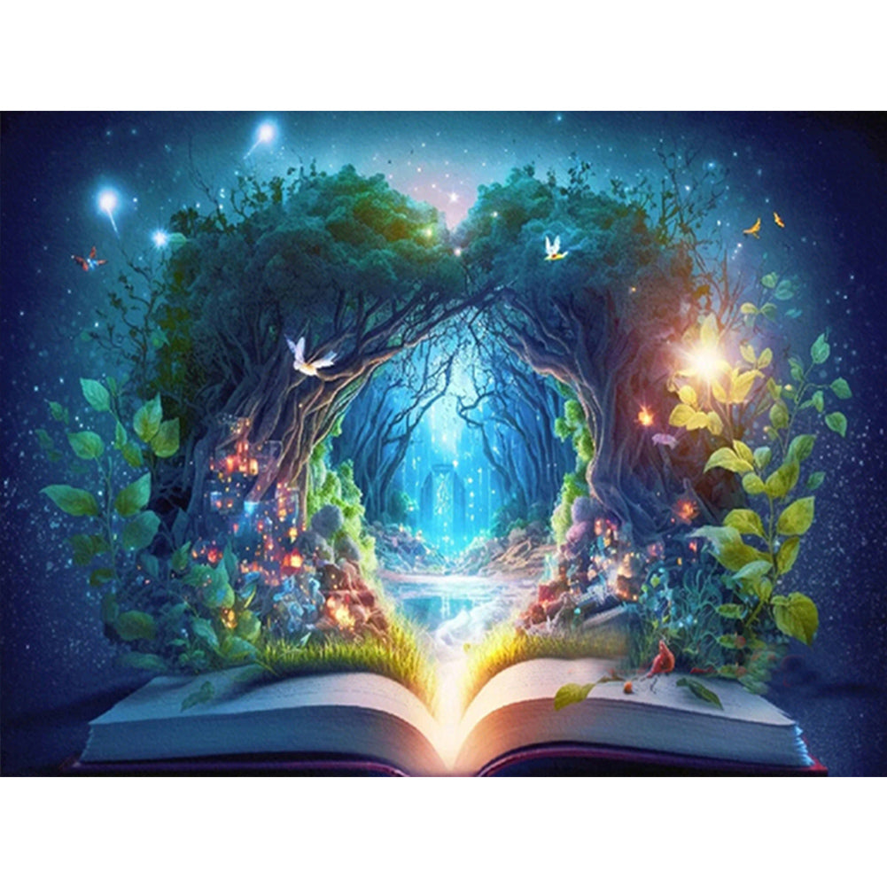 Magic Book - Full Round Drill Diamond Painting 40*30CM