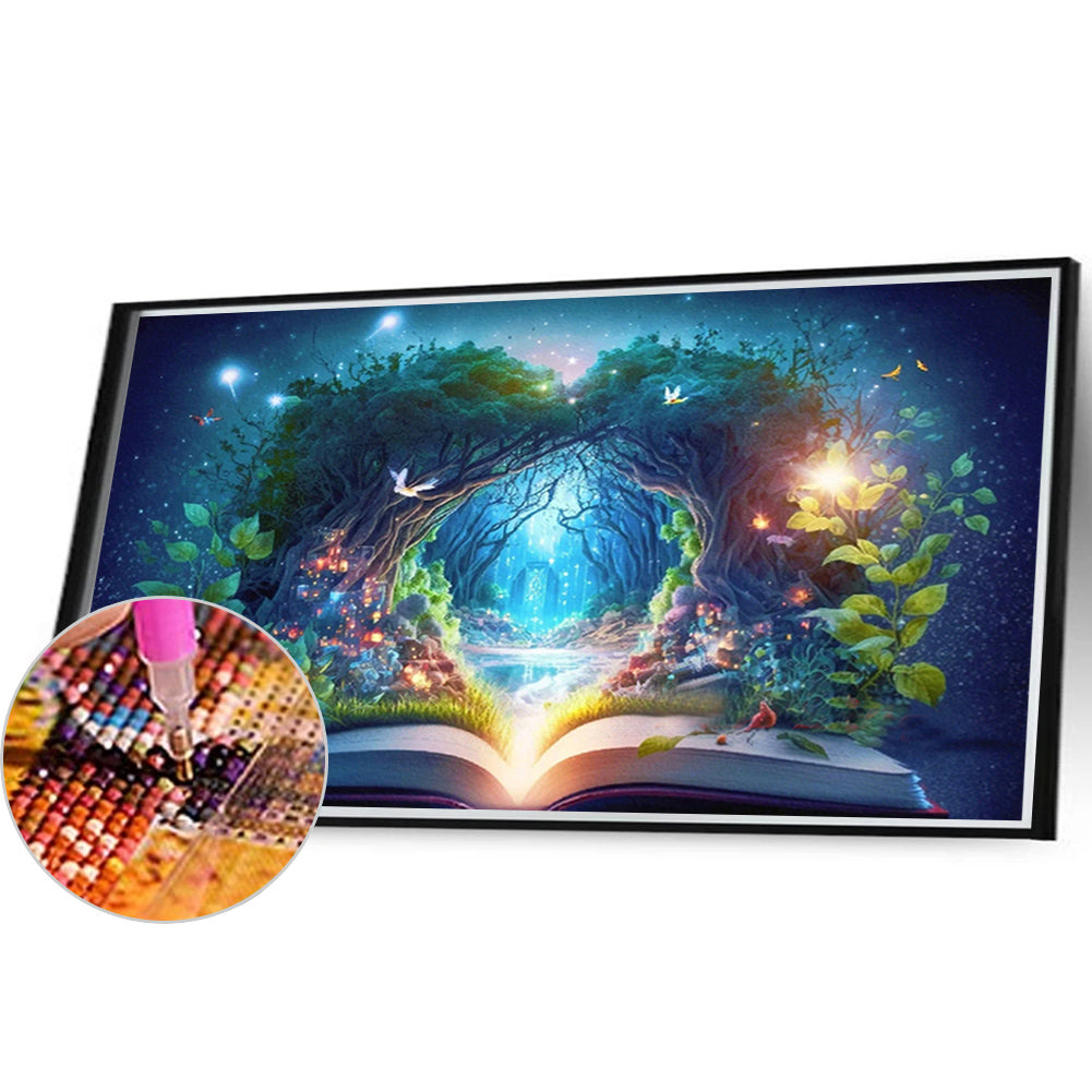 Magic Book - Full Round Drill Diamond Painting 40*30CM