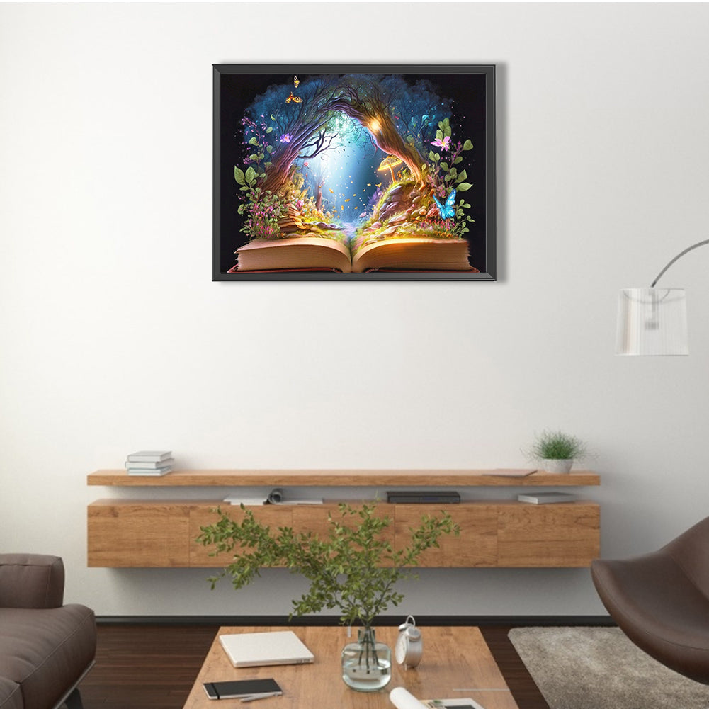 Magic Book - Full Round Drill Diamond Painting 40*30CM