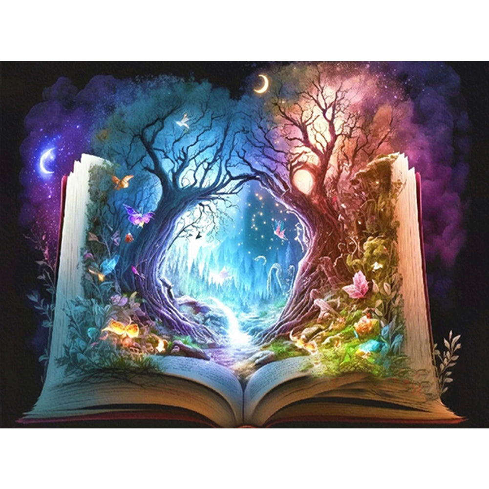 Magic Book - Full Round Drill Diamond Painting 40*30CM