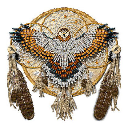 Owl Mandala Dream Catcher - Special Shaped Drill Diamond Painting 30*30CM