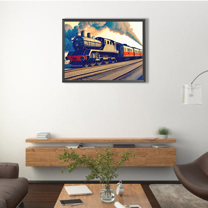 Train - Full Round Drill Diamond Painting 40*30CM