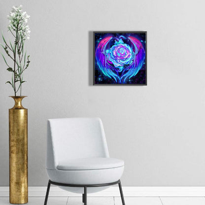 Aurora Rose - Full Round Drill Diamond Painting 30*30CM