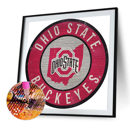 Ohio State University - Full Round Drill Diamond Painting 30*30CM