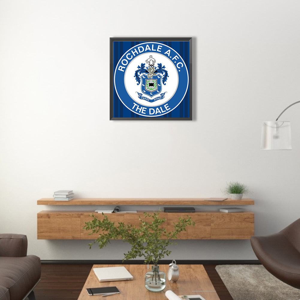 Rochdale Football Club - Full Round Drill Diamond Painting 40*40CM