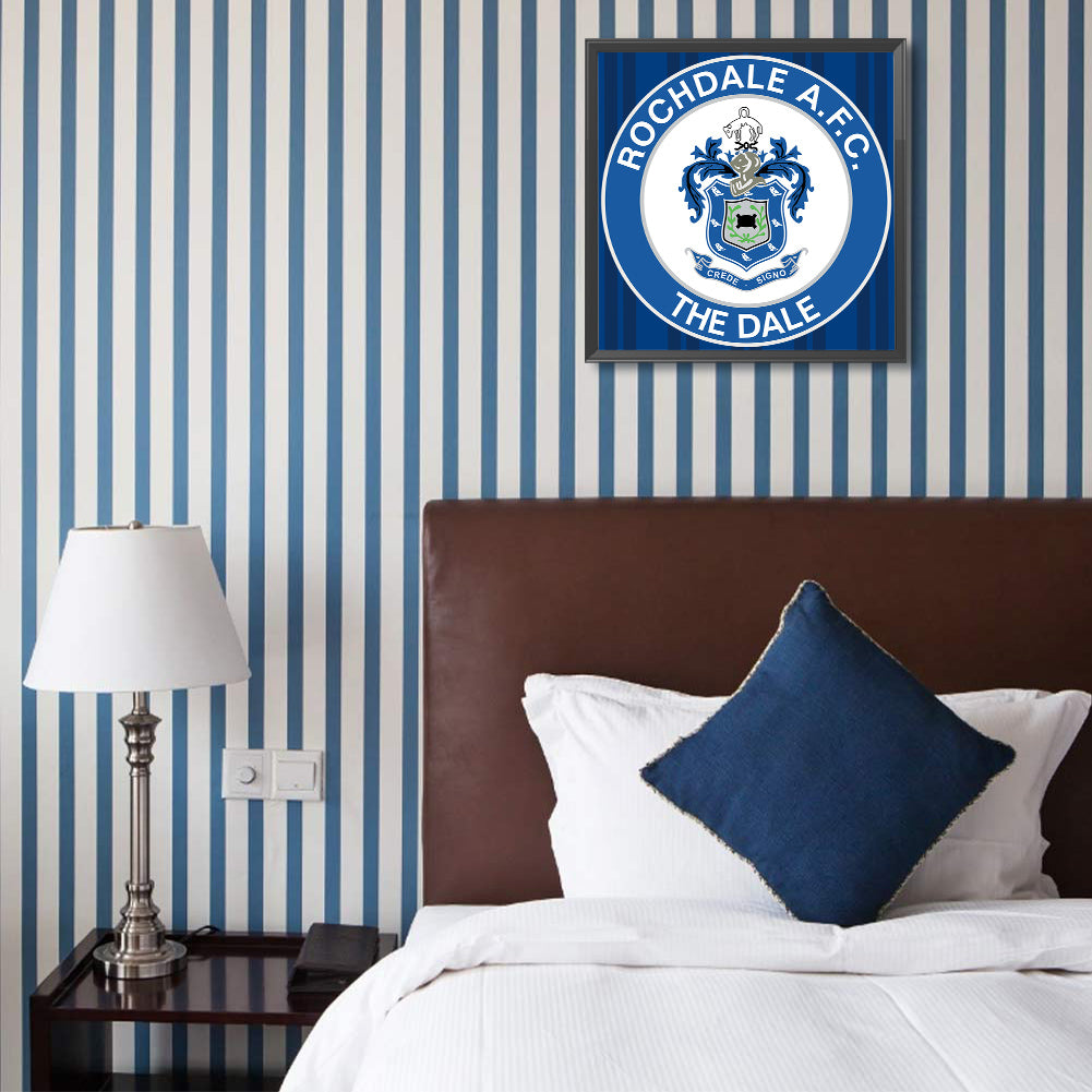 Rochdale Football Club - Full Round Drill Diamond Painting 40*40CM