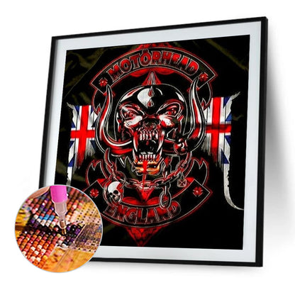 Rock Band Logo - Full Round Drill Diamond Painting 50*50CM