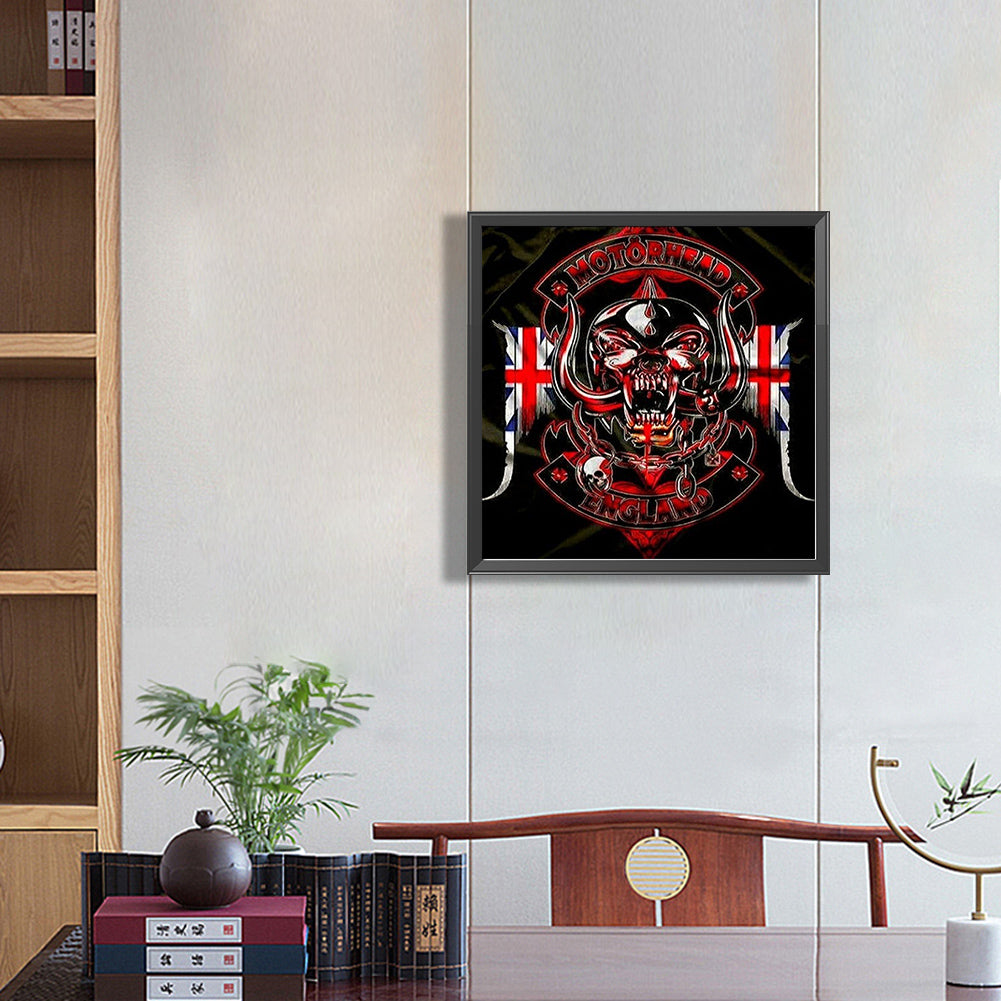 Rock Band Logo - Full Round Drill Diamond Painting 50*50CM