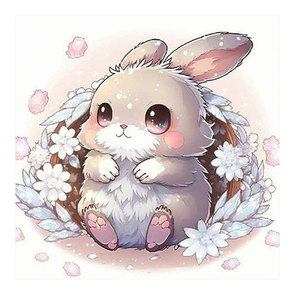 Rabbit - Full Round Drill Diamond Painting 30*30CM