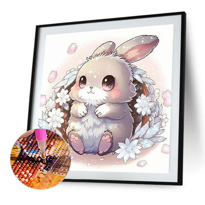 Rabbit - Full Round Drill Diamond Painting 30*30CM