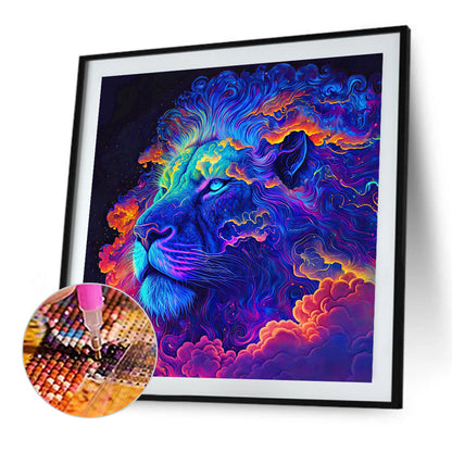 Color Lion - Full Round Drill Diamond Painting 30*30CM