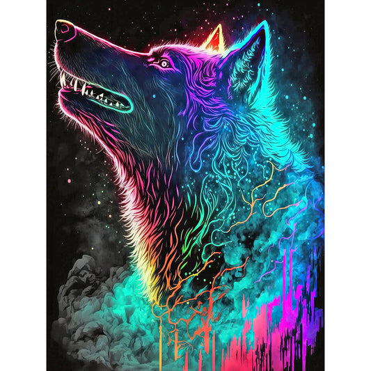 Color Wolf - Full Round Drill Diamond Painting 30*40CM