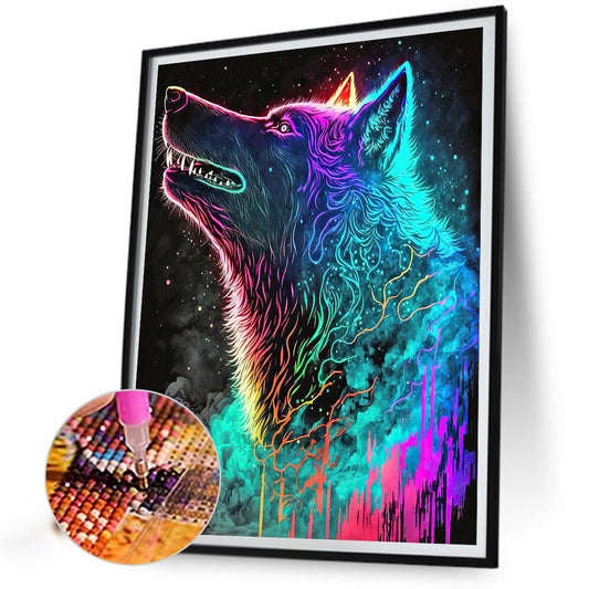 Color Wolf - Full Round Drill Diamond Painting 30*40CM