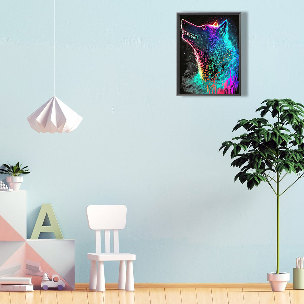 Color Wolf - Full Round Drill Diamond Painting 30*40CM